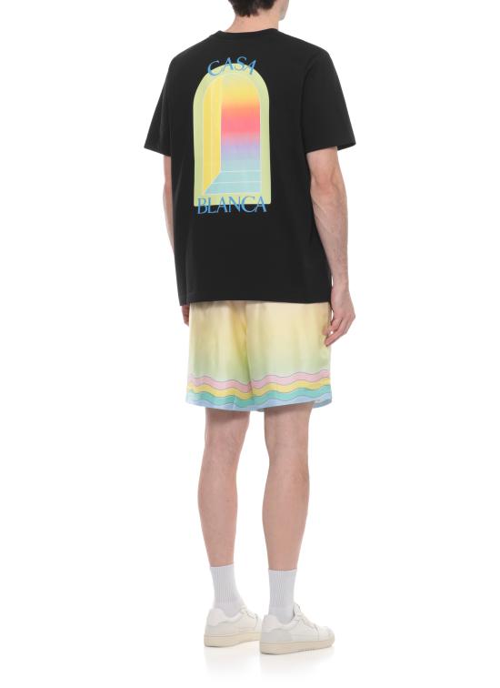 26SS 카사블랑카 반팔 티셔츠 MSP26JTS00114 BLACK JERSEY Black - CASABLANCA