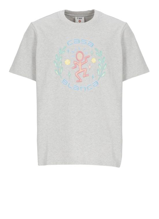 26SS 카사블랑카 반팔 티셔츠 MSP26JTS00102 GREY MARLE JERSEY Grey