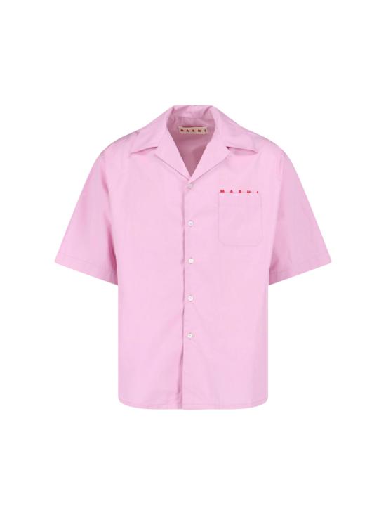 26SS 마르니 반팔 셔츠 CUMU0213PP USCT88 LRC20 Pink