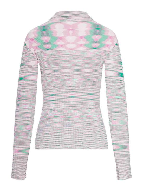 26SS 가니 스페이스다이드 폴로셔츠 A1070072868 Pink - GANNI