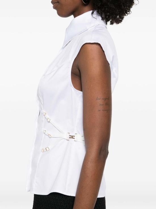 26SS 엘리자베타프랜치 셔츠 CA14361E2100 White - ELISABETTA FRANCHI