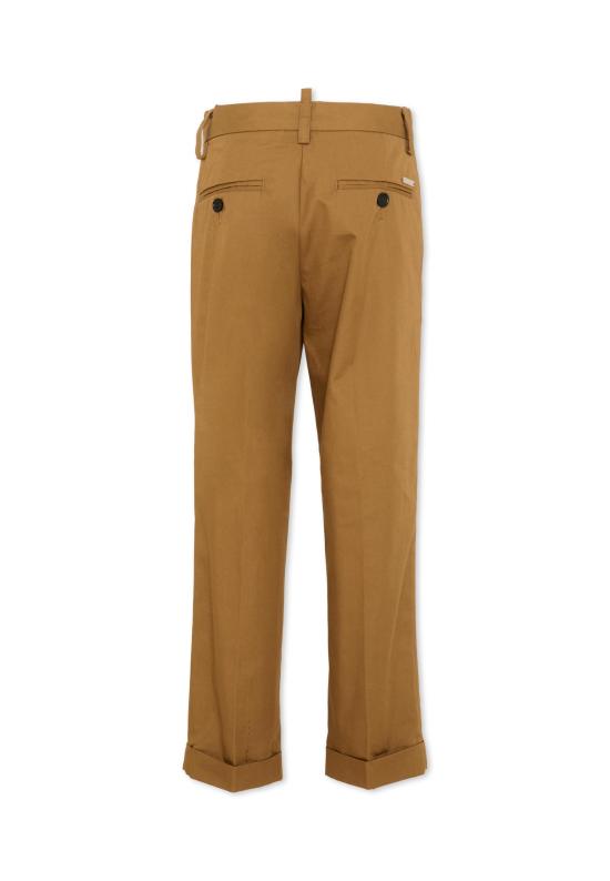 26SS [키즈] 디스퀘어드2 스트레이트 팬츠 DQ3262 D0AGI DQ730 BROWN - DSQUARED2