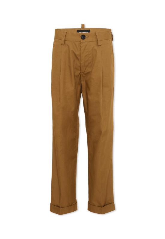 26SS [키즈] 디스퀘어드2 스트레이트 팬츠 DQ3262 D0AGI DQ730 BROWN