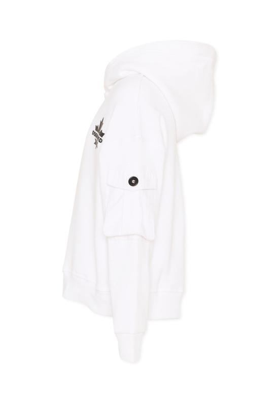 26SS [키즈] 디스퀘어드2 트레이닝 상의 DQ2735 D0AC6 DQ100 WHITE - DSQUARED2