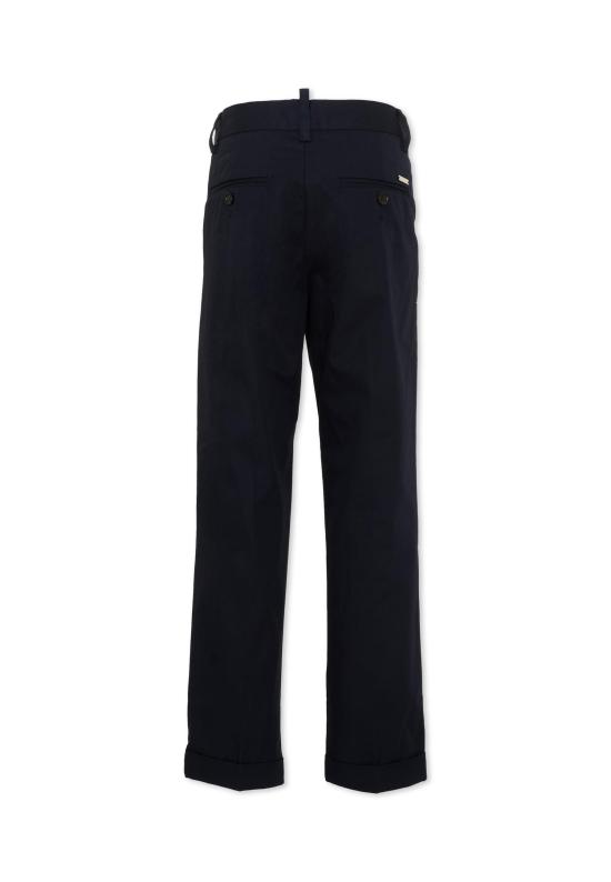 26SS [키즈] 디스퀘어드2 스트레이트 팬츠 DQ3262 D0AGI DQ866 BLUE - DSQUARED2