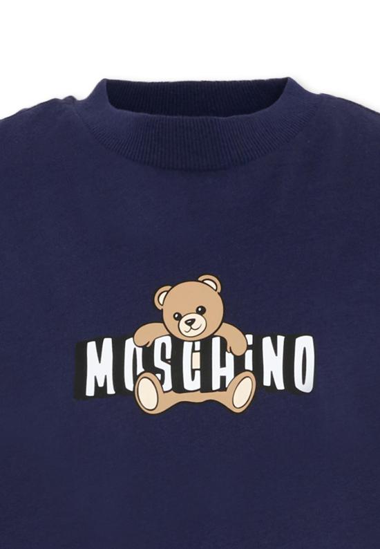 26SS [키즈] 모스키노 티셔츠 HZM058 LAA03 40016 BLUE - MOSCHINO
