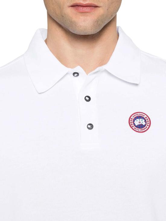 26SS 캐나다구스 폴로 티셔츠 CG1600M9025 White - CANADA GOOSE