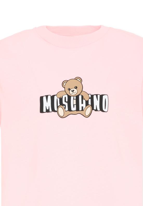 26SS [키즈] 모스키노 티셔츠 HZM058 LAA03 50209 PINK - MOSCHINO