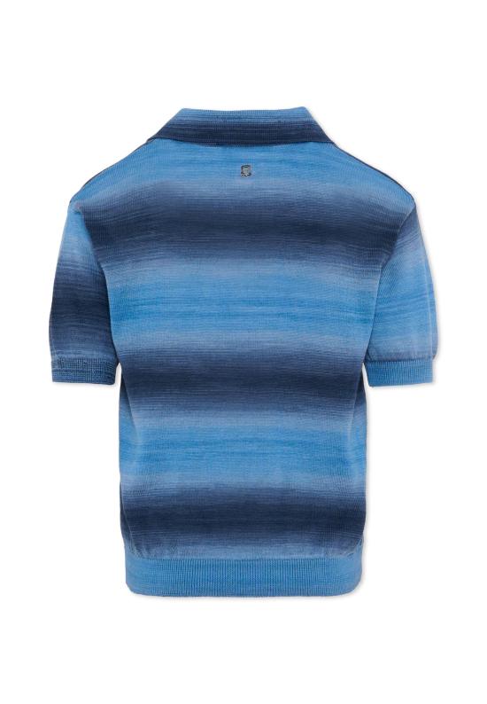 26SS [키즈] 돈답 폴로 셔츠 DMMA038 C FL108 4005 BLUE - DONDUP