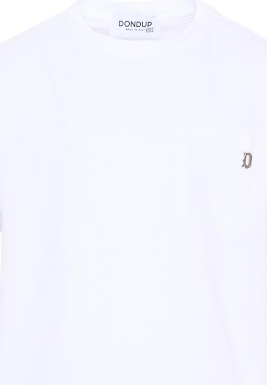 26SS [키즈] 돈답 티셔츠 DMTS051 0 JE006 B000 WHITE - DONDUP