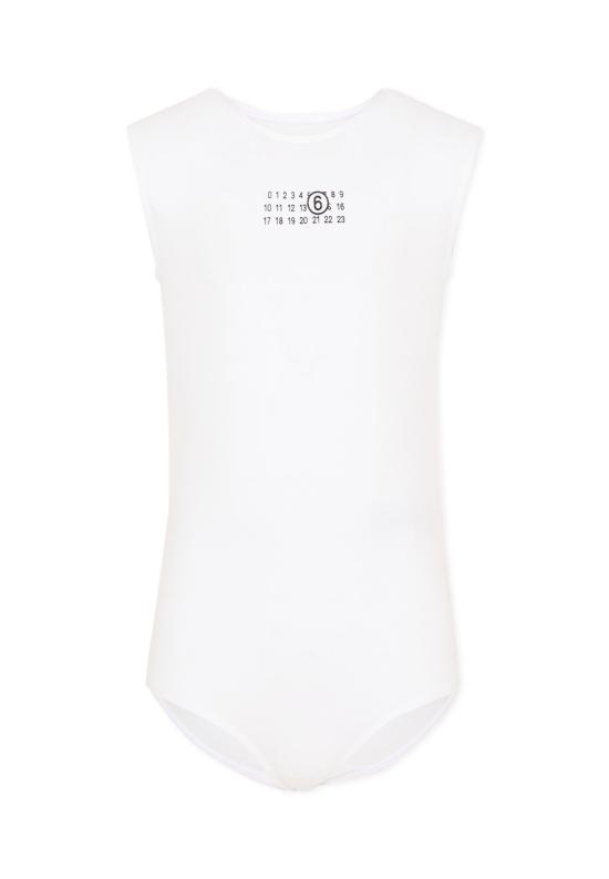 26SS [키즈] MM6 메종마르지엘라 점프수트 M60809 MM05M M6100 WHITE