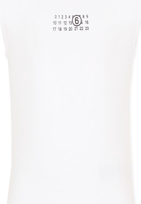 26SS [키즈] MM6 메종마르지엘라 점프수트 M60809 MM05M M6100 WHITE - MM6 MAISON MARGIELA