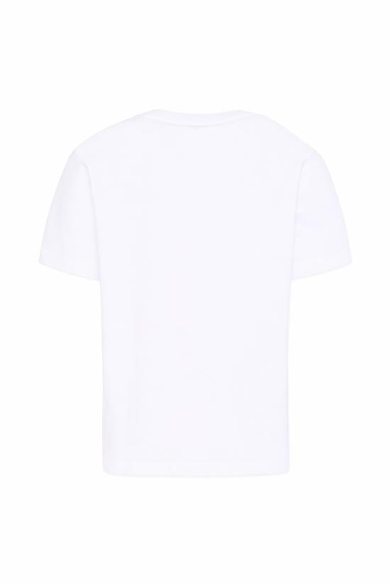 26SS [키즈] 엠에스지엠 티셔츠 S6MSJUTH004 001 WHITE - MSGM