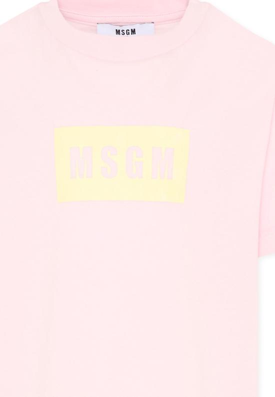 26SS [키즈] 엠에스지엠 티셔츠 S6MSJUTH005 MS076 PINK - MSGM