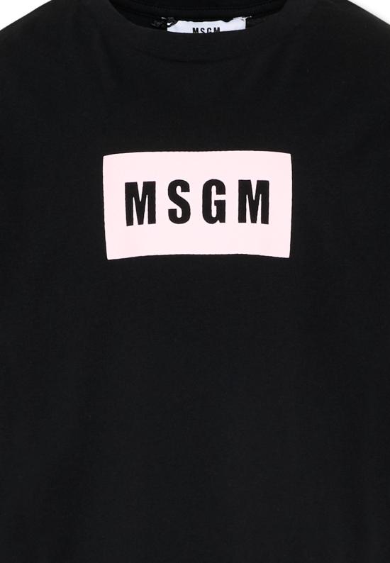 26SS [키즈] 엠에스지엠 티셔츠 S6MSJUTH005 110 88 BLACK - MSGM