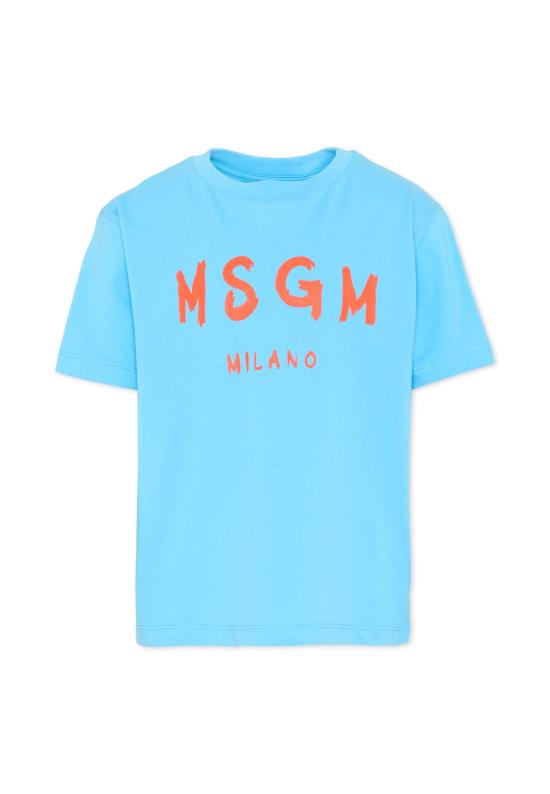 26SS [키즈] 엠에스지엠 티셔츠 S6MSJUTH001 MS073 LIGHT BLUE