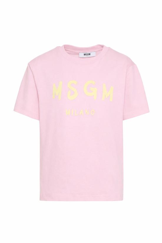 26SS [키즈] 엠에스지엠 티셔츠 S6MSJUTH001 MS076 PINK - MSGM