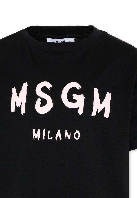 26SS [키즈] 엠에스지엠 티셔츠 S6MSJUTH001 110 88 BLACK - MSGM