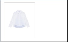 26SS [키즈] MM6 메종마르지엘라 셔츠 M60946 MM07H M6C43 WHITE