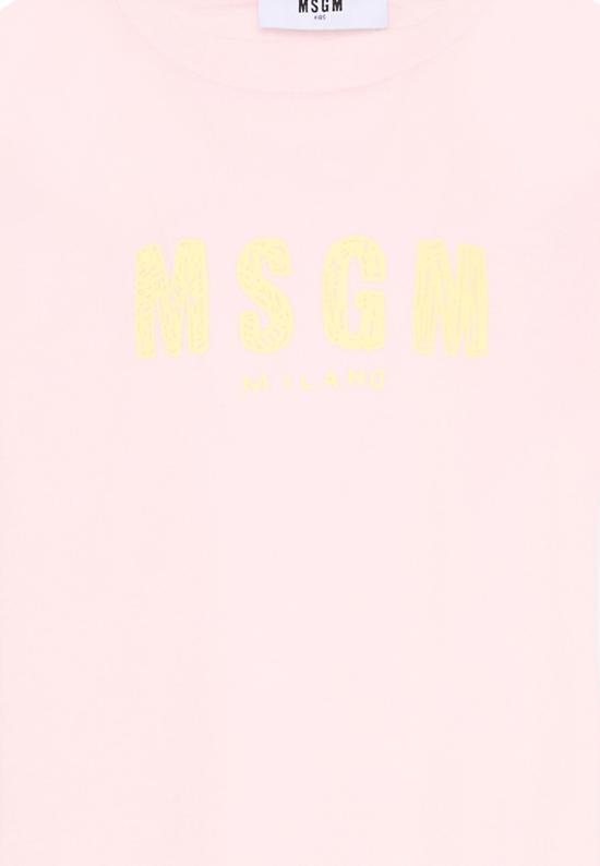 26SS [키즈] 엠에스지엠 티셔츠 S6MSJGTH070 MS076 PINK - MSGM