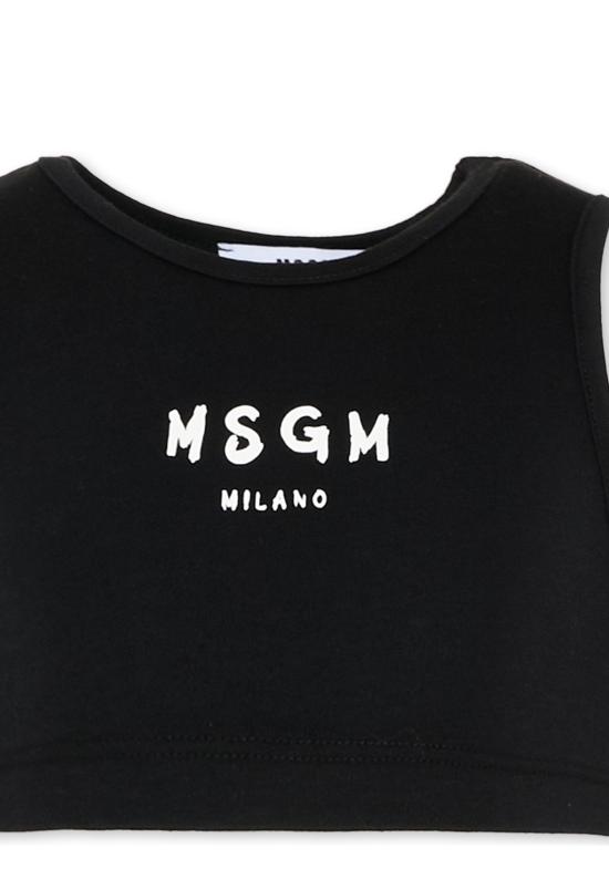 26SS [키즈] 엠에스지엠 티셔츠 S6MSJGTO011 110 BLACK - MSGM