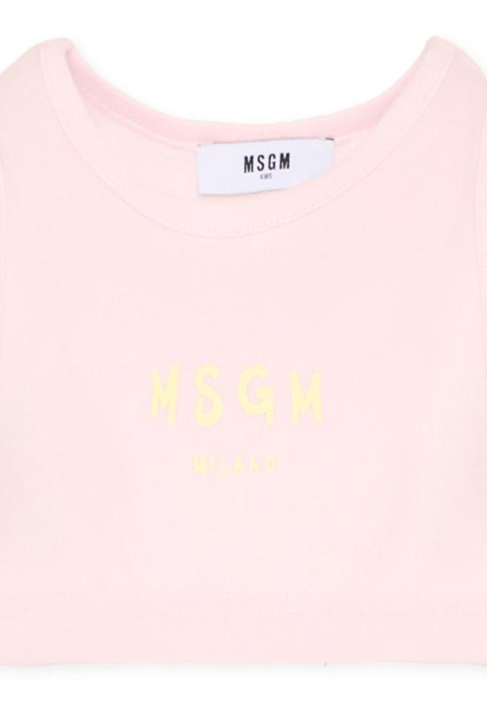 26SS [키즈] 엠에스지엠 티셔츠 S6MSJGTO011 MS076 PINK - MSGM