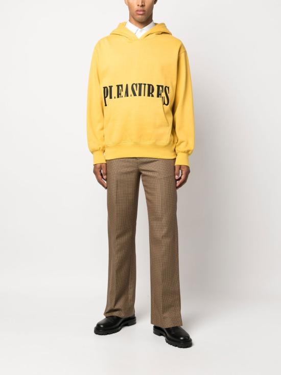  플레셔스 후드 티셔츠 P22F016 MUSTARD Yellow - PLEASURES