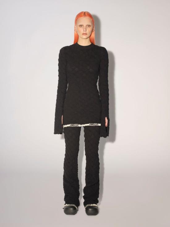  엠부시 스트레이트 팬츠 BWHG007F22KNI001 1010 Black - AMBUSH