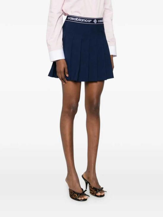 26SS 카사블랑카 숏 스커트 WSP26SK18801 WOOL BLEND - CASABLANCA