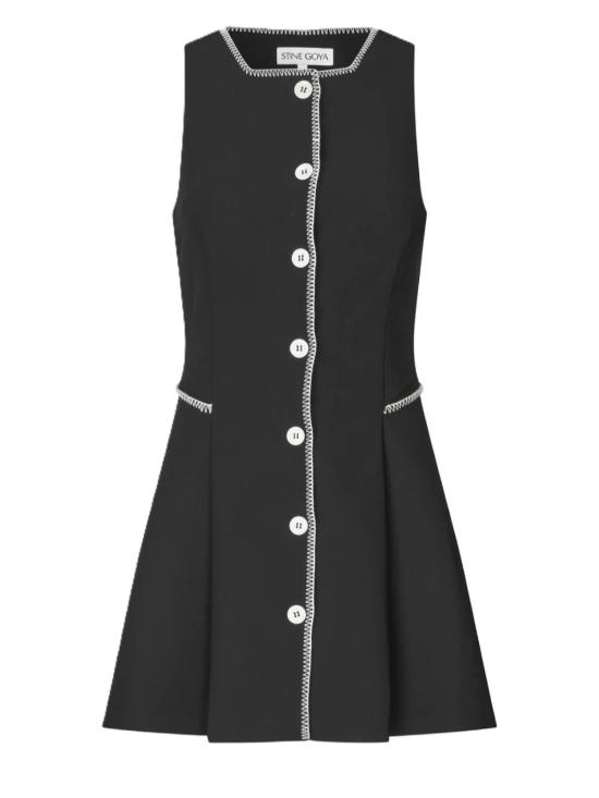 26SS 스티네 고야 미디 원피스 SGSS26D2202385BLACK Black