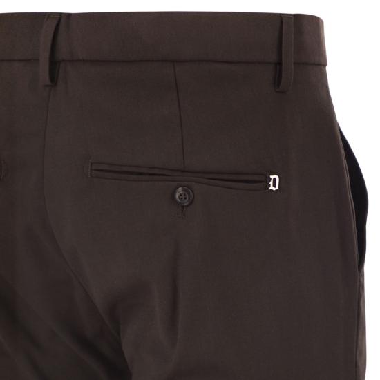 25FW 돈답 스트레이트 팬츠 UP235OS0120U002ODU BROWN - DONDUP