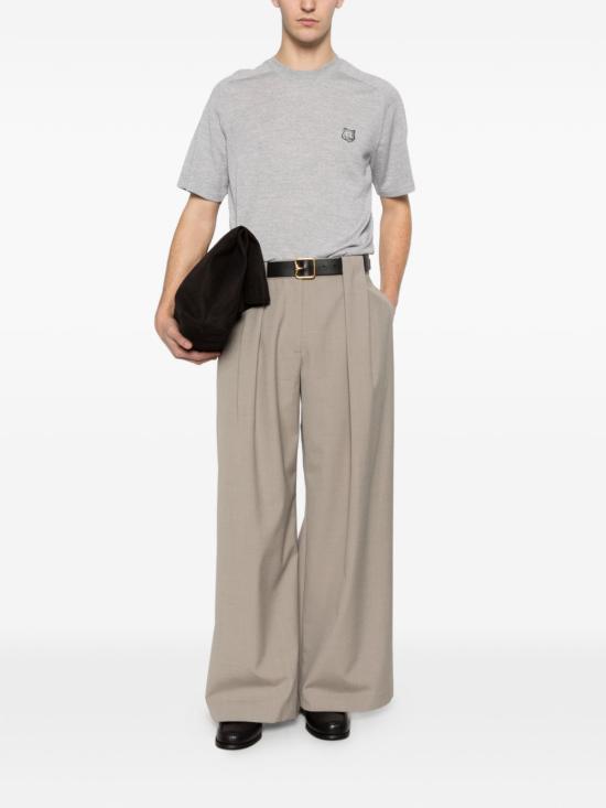 26SS 메종키츠네 스웨터 QM00804 KT1181H150 Light Grey - MAISON KITSUNE