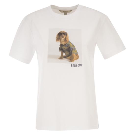 26SS 바버 폴로 티셔츠 LTS0716 WHITE