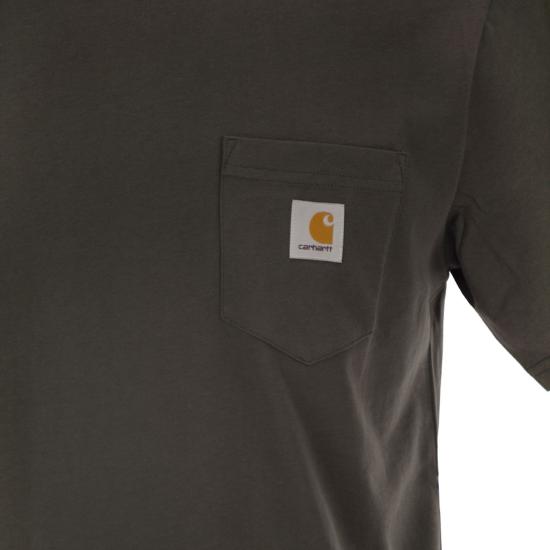  칼하트 숏슬리브 포켓 티셔츠 I030434 BROWN - CARHARTT