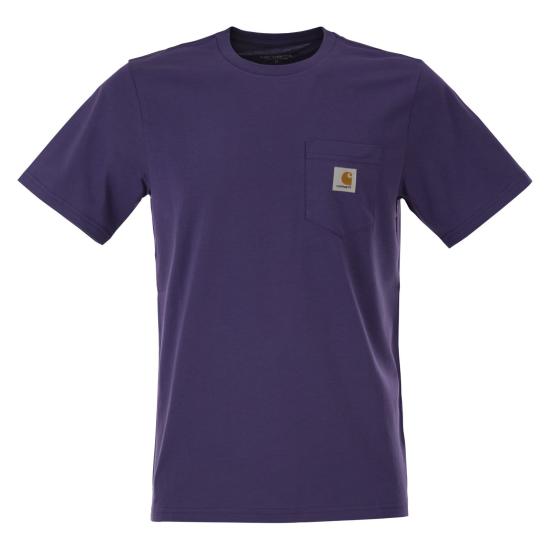  칼하트 숏슬리브 포켓 티셔츠 I030434 PURPLE