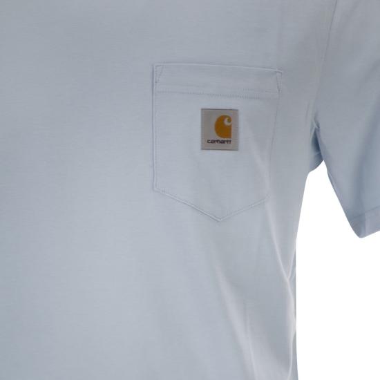  칼하트 숏슬리브 포켓 티셔츠 I030434 LIGHT BLUE - CARHARTT