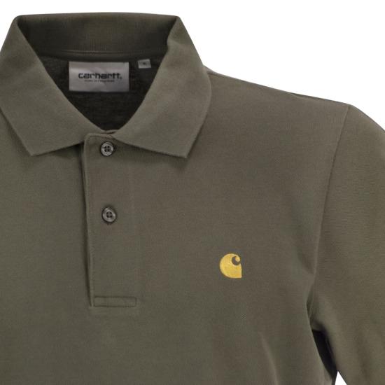  칼하트 숏슬리브 체이스 피케 폴로 I023807 MILITARY GREEN - CARHARTT