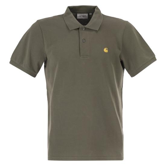  칼하트 숏슬리브 체이스 피케 폴로 I023807 MILITARY GREEN