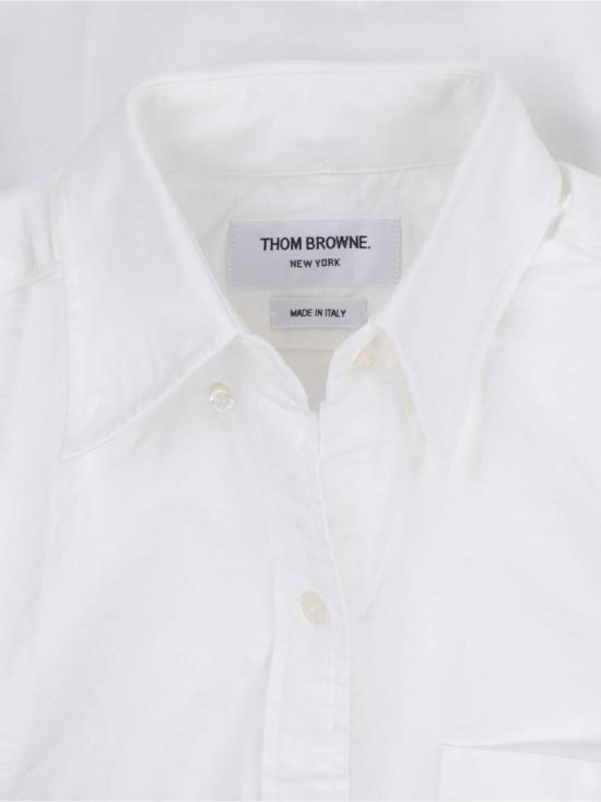 26FW 톰브라운 미디 원피스 FDS001A 06177 100 WHITE DOM - THOM BROWNE