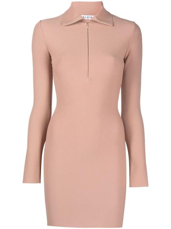  알라이아 숏 원피스 AA9R22542M735 100 Powder