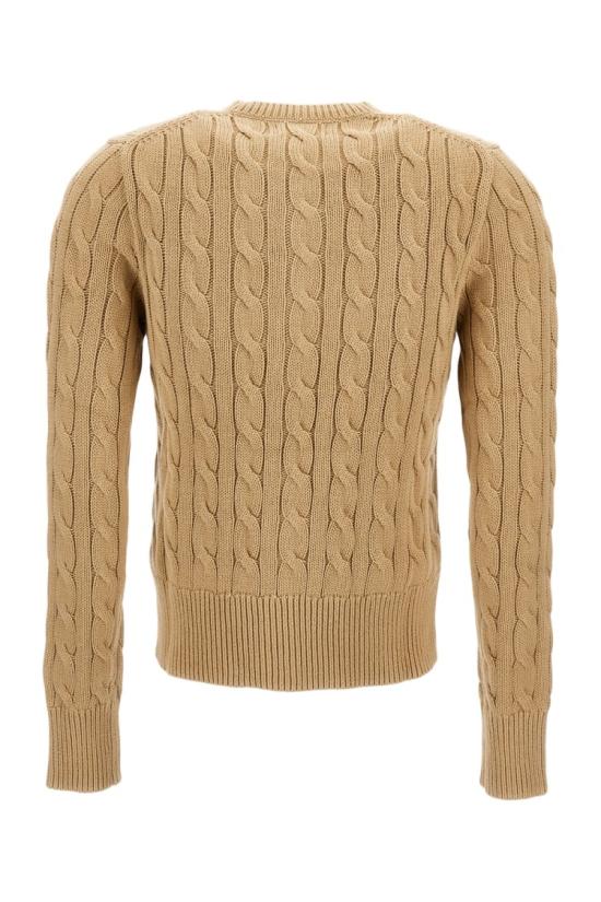 26SS 폴로 랄프로렌 폴로 자수 케이블 니트 가디건 211971868502VINTAGEKHAKI Brown - POLO RALPH LAUREN