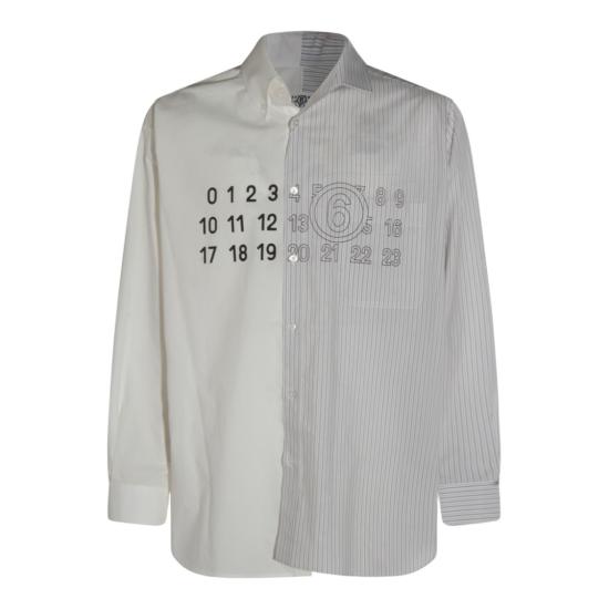 25FW MM6 메종마르지엘라 셔츠 SH0DT0025MTN085961 Grey