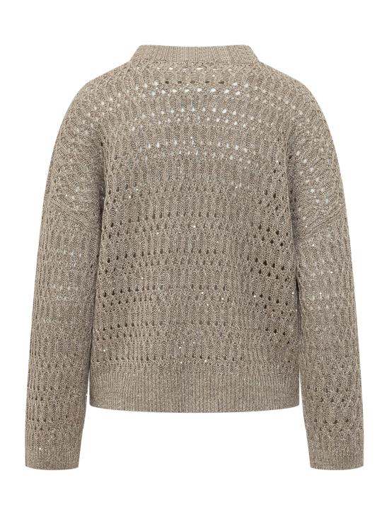 26SS 브루넬로 쿠치넬리 스웨터 MCO564700 C9089 FANGO - BRUNELLO CUCINELLI