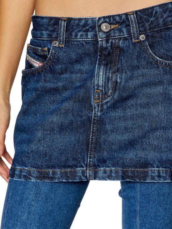 26SS 디젤 숏 스커트 A0493509I2701 BLUE - DIESEL