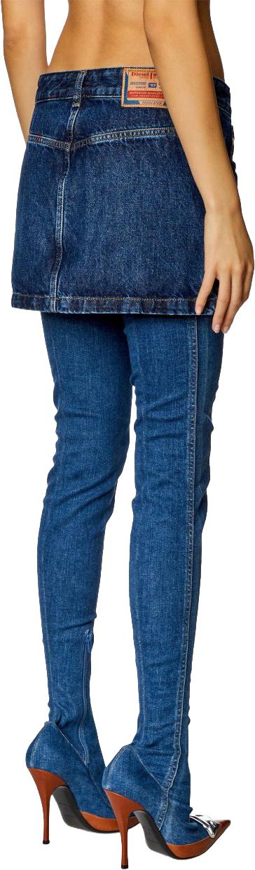 26SS 디젤 숏 스커트 A0493509I2701 BLUE - DIESEL