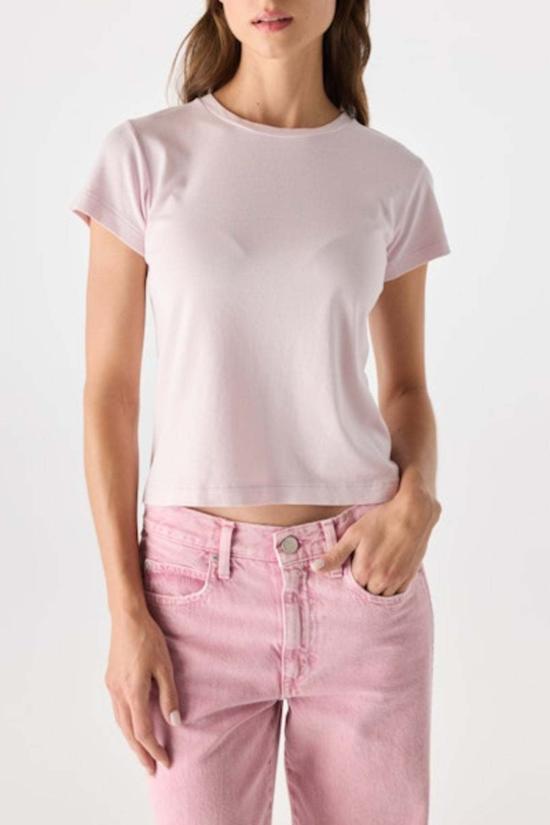  아모 데님 반팔 티셔츠 제이드 티 위스테리아 - AMO DENIM