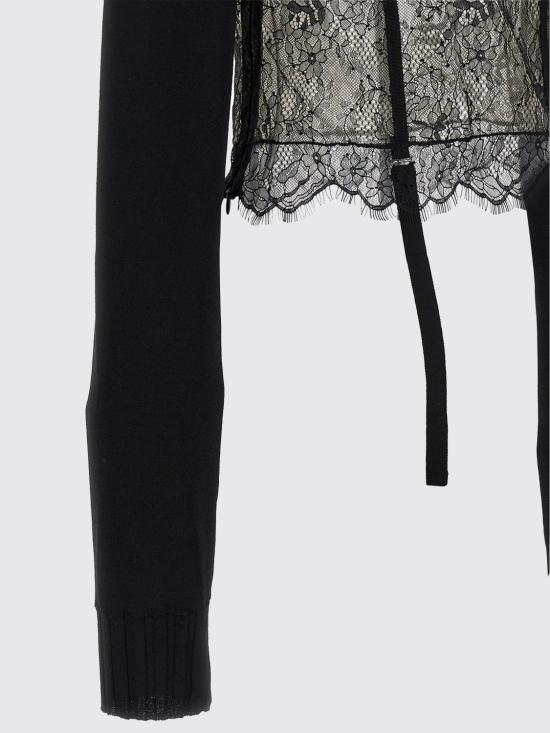 26SS 쥬세페 디 모라비토 긴팔 티셔츠 06PSKNT38916404 99 Black - GIUSEPPE DI MORABITO