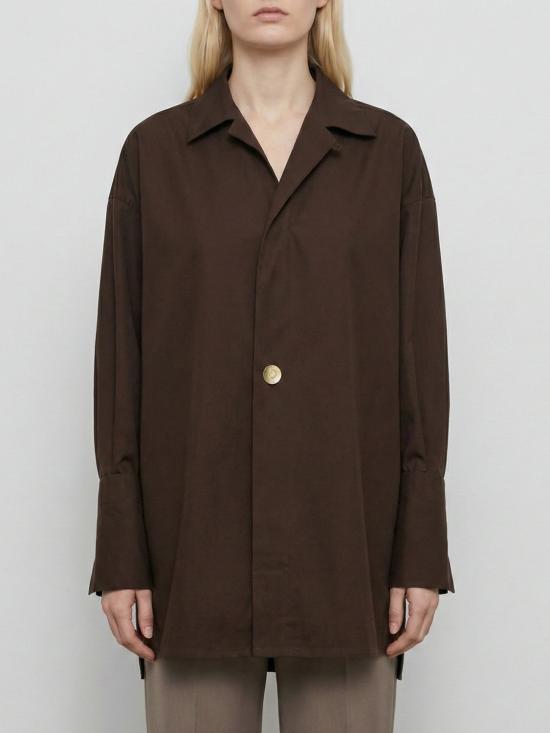 26SS 다크파크 블라우스 WSH08FAC150 0092 Brown