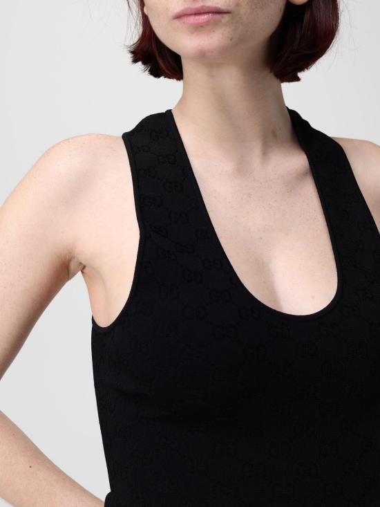 26SS 구찌 민소매 티셔츠 852275XKFCP 1000 Black - GUCCI