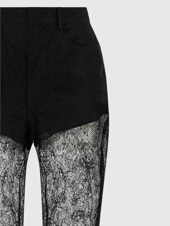 26SS 쥬세페 디 모라비토 팔라초 팬츠 06PSPA16416304 99 Black - GIUSEPPE DI MORABITO